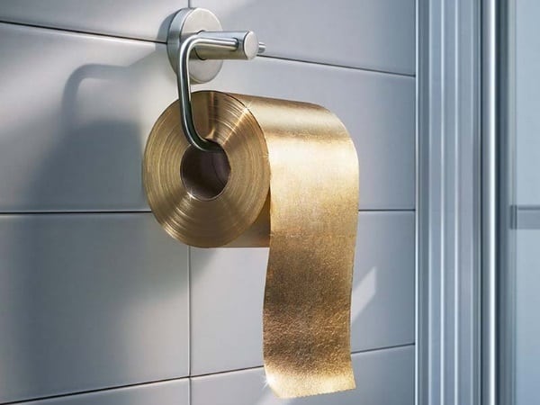 » Papel de baño de oro