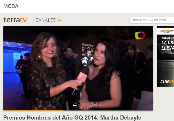 Premios Hombres del Año GQ 2014: Martha Debayle
