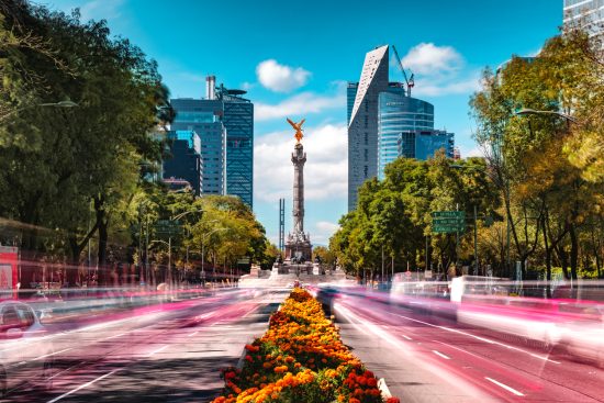 Mexico City Paseo de la Reforma Skyline cinco datos curiosos de la ciudad de México