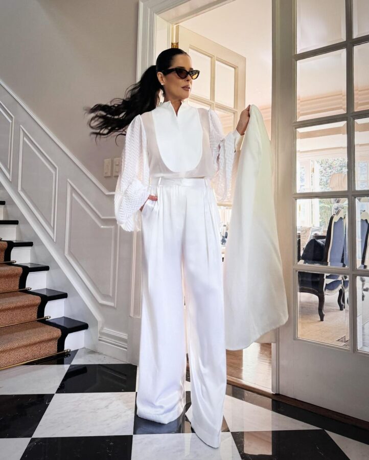 traje martha debayle oversize