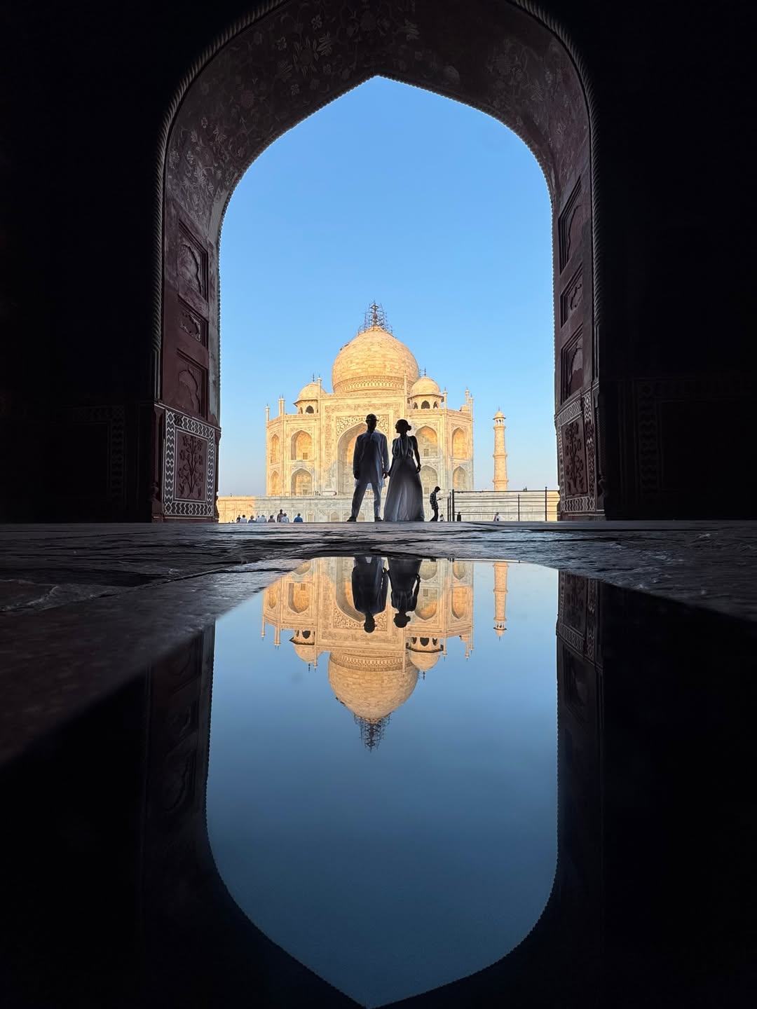 Martha Debayle en el taj mahal