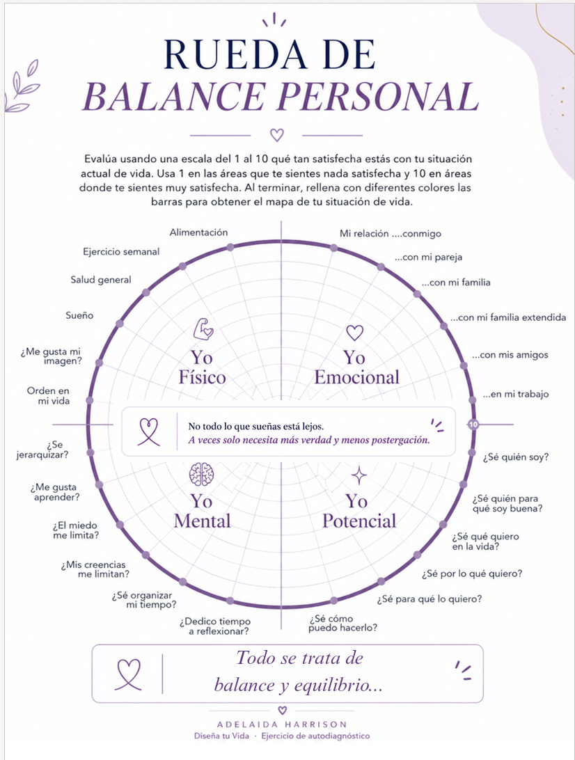 Rueda de balance personal